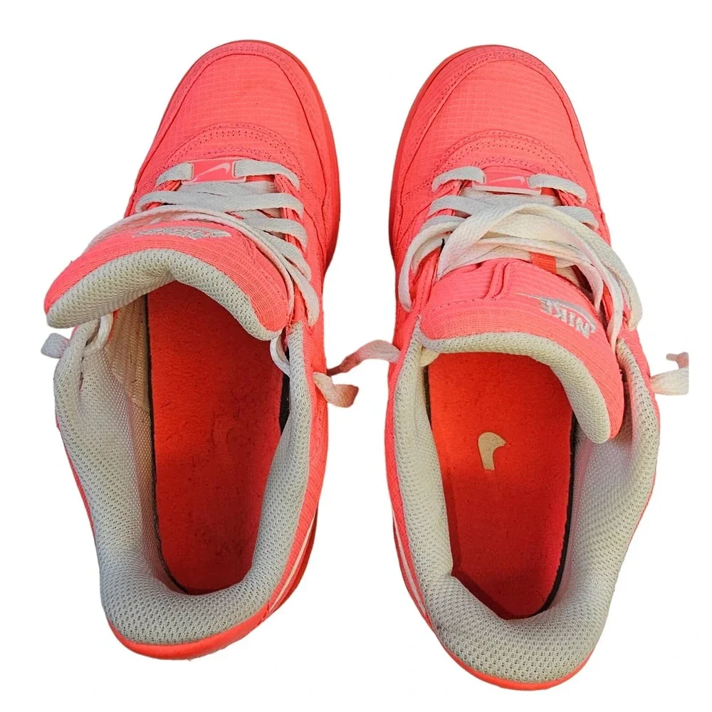 NIKE AIR Prestige Pink White Sneakers size 7 1/2 Malibu Blue Barbie - Picture 6 of 8